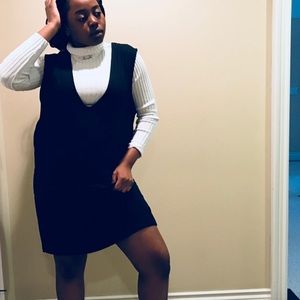 Black overall dress Lg.